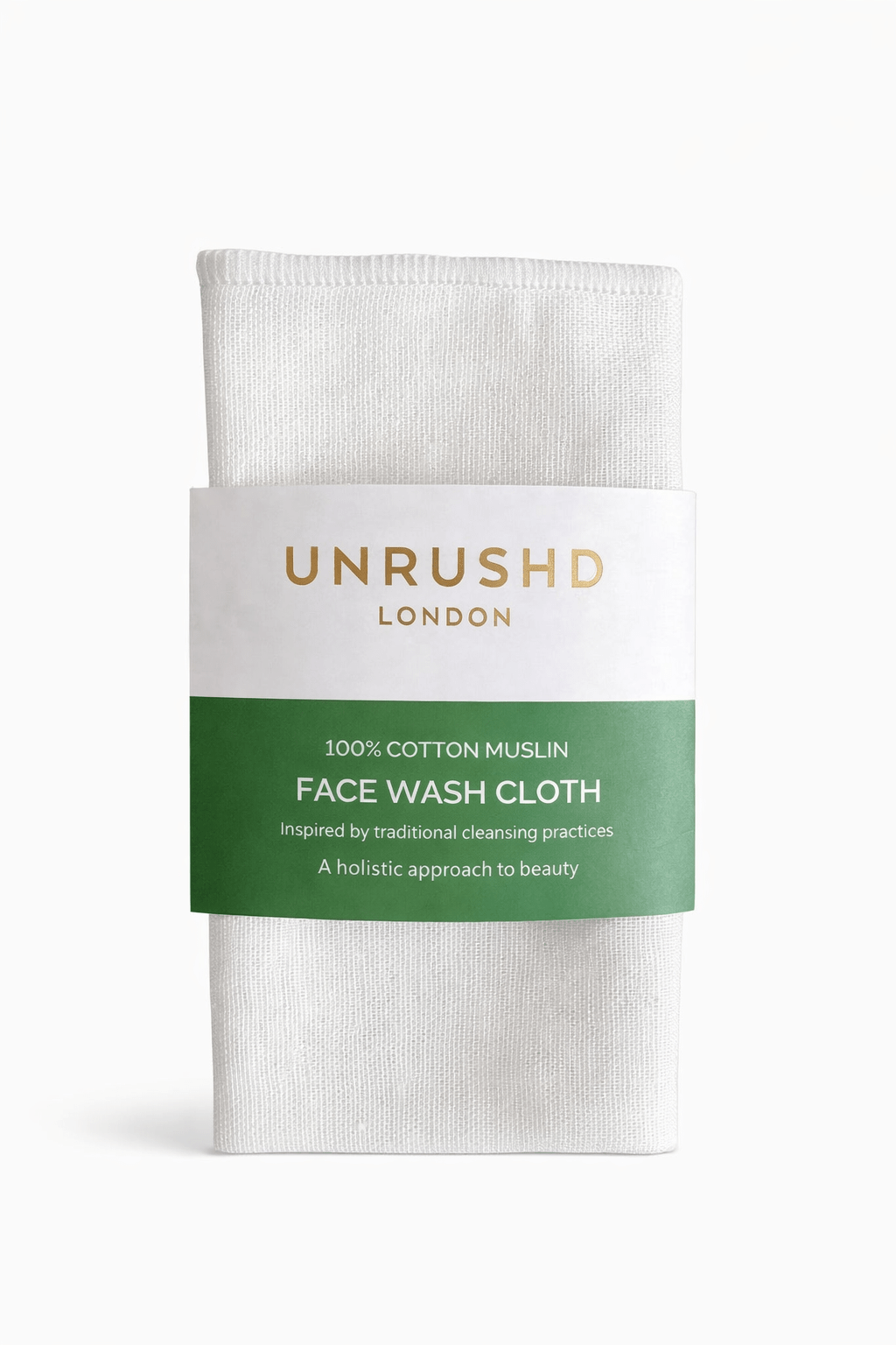 Face wash cloth - 100 % cotton muslin - Unrushd London