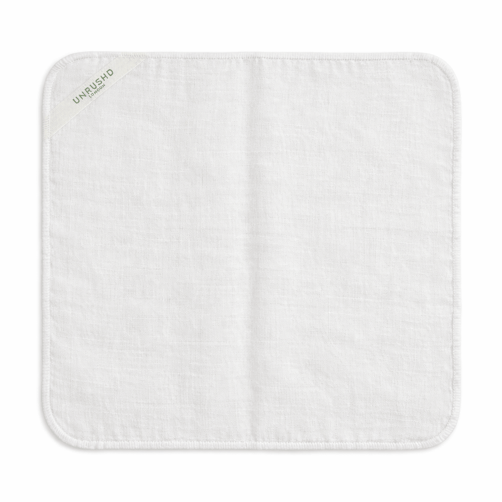 Face wash cloth - 100 % cotton muslin - Unrushd London