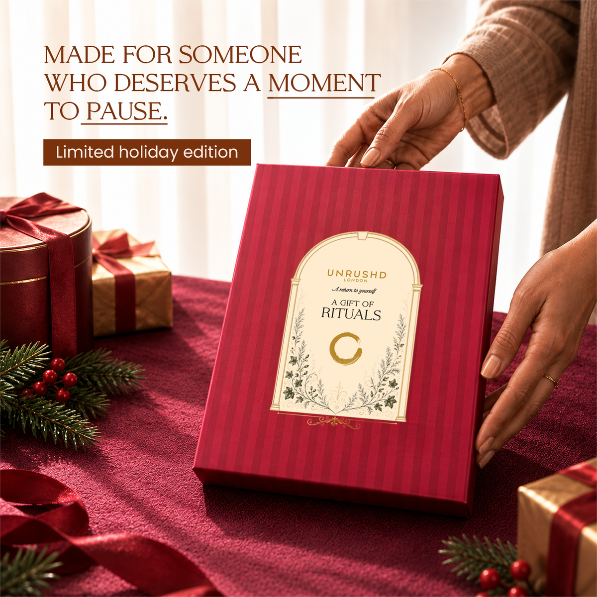 A Gift of Rituals - Limited Edition Holiday Gift Box (Cleansing Balm + Complete Serum, worth £76)