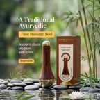 Kansa Wand - Ayurvedic face massage tool for Glow, Sculpting and Circulation - Unrushd London